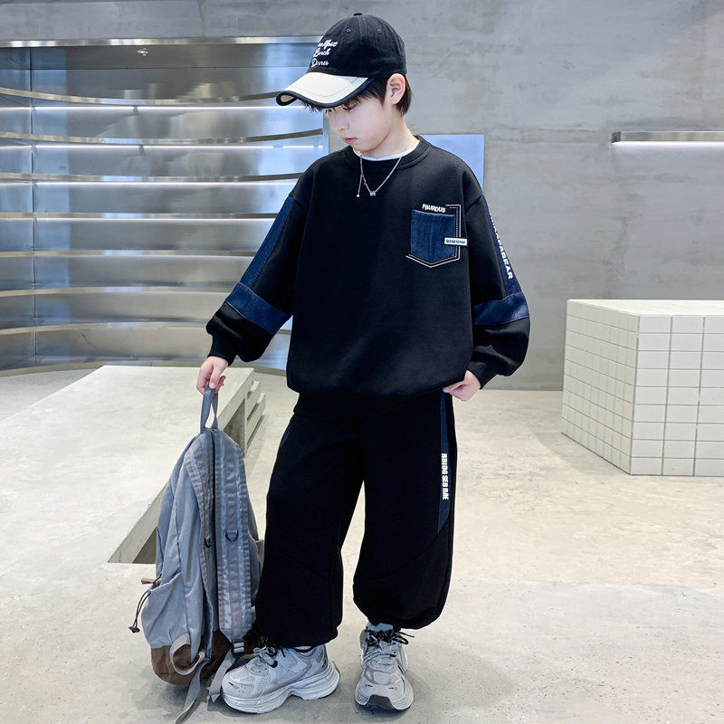 2026新款男童春秋卫衣两件套