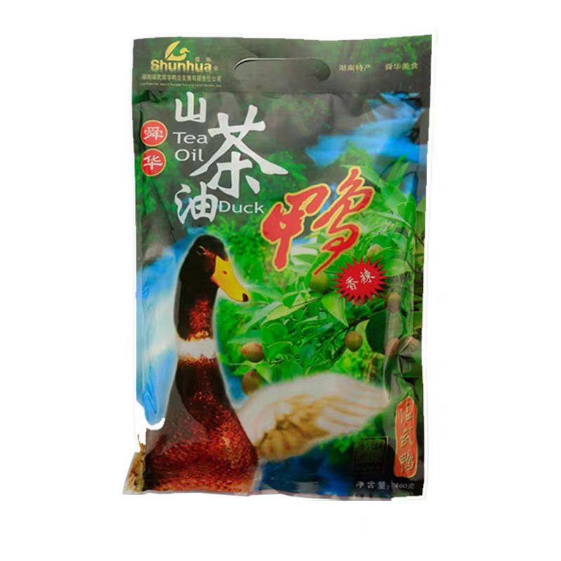 舜华临武鸭山茶油湖南郴州特产卤鸭山茶油鸭酱板鸭零食休闲食品