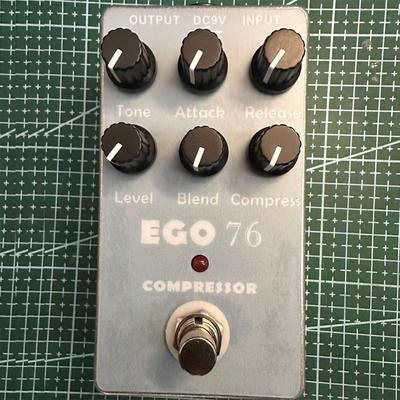 手工复刻DIY EGO76 Compressor电吉他贝司压缩单块效果器套件散件