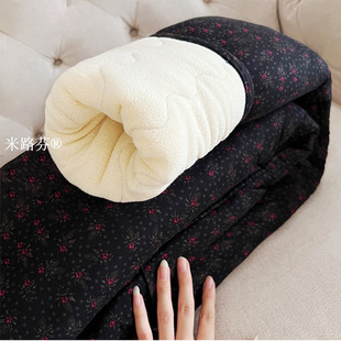 子 女中老年加厚高腰妈妈外穿加绒东北冬羊驼绒裤 羊羔绒保暖裤 棉裤