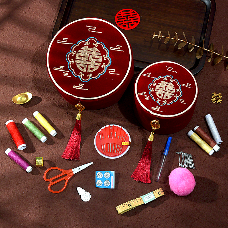针线盒结婚用品大全陪嫁物品