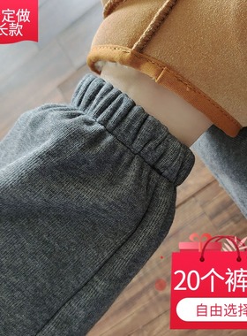 深灰运动裤女高个子加长高腰休闲裤秋冬加厚卫裤加绒裤子冬季长裤