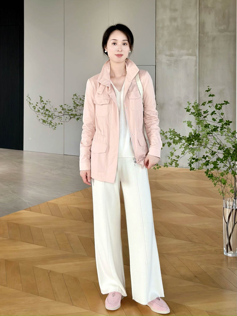 中缝山羊绒直筒匠心至纯阔腿裤