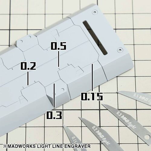 madworkslight雕刻刀刻线刀模型