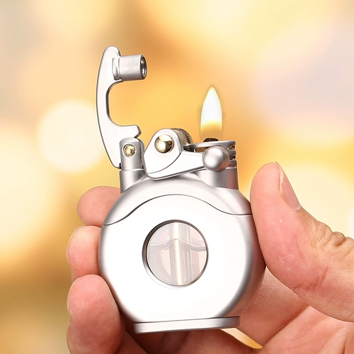 Прозрачная зажигалка на керосине, масляная краска