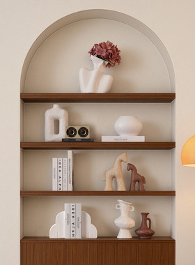 贝汉美中古风摆件客厅酒柜装饰