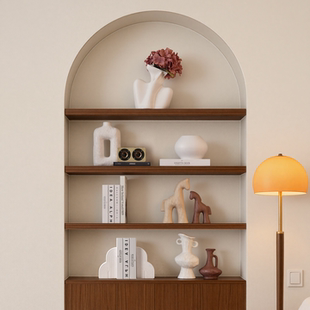 贝汉美中古风客厅酒柜展示柜陶瓷摆件高级感乔迁之喜入宅礼物全套