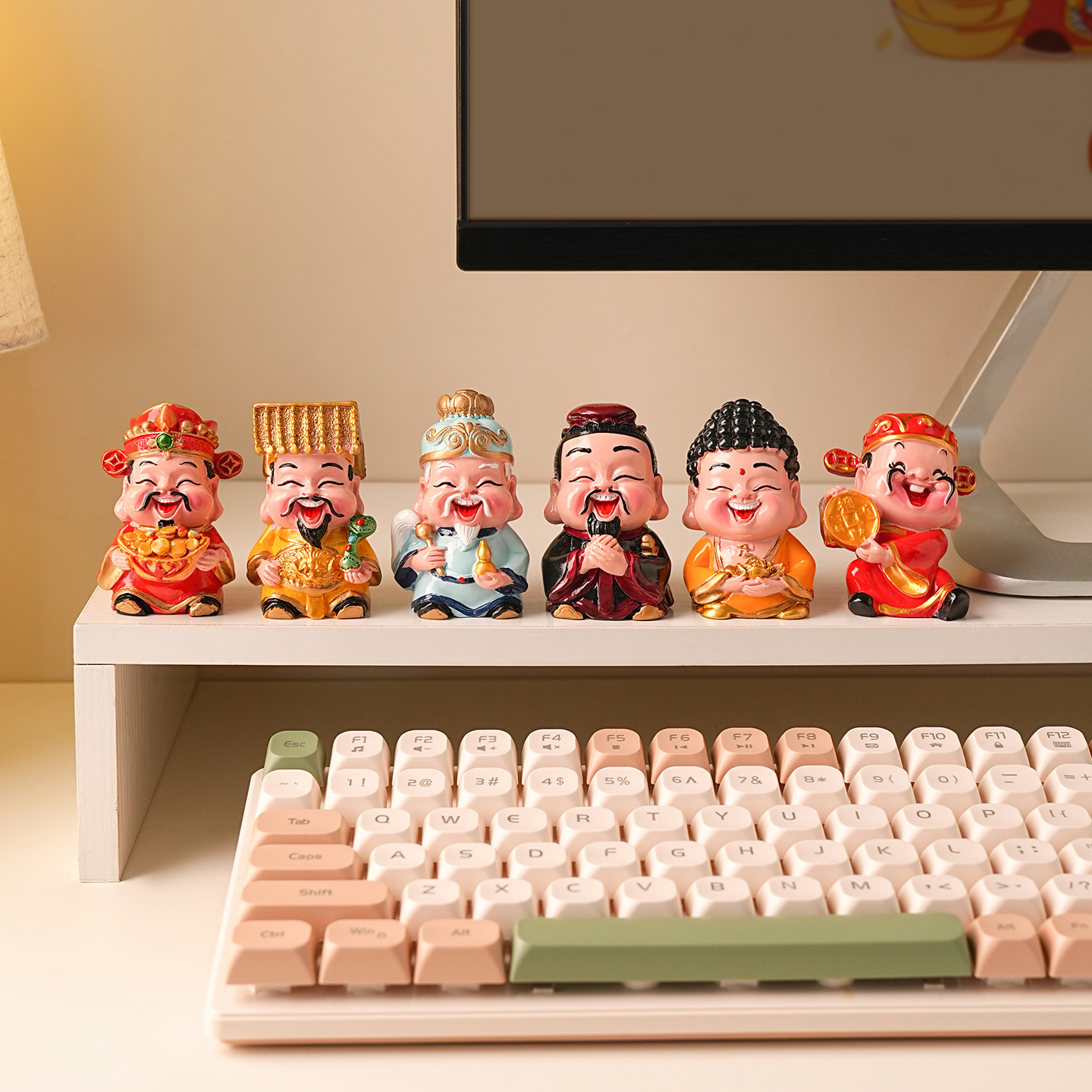 贝汉美中式创意小神仙摆件装饰品