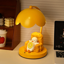 贝汉美无线充电躺平鸭台灯客厅卧室床头灯书房桌面氛围装 饰品摆件