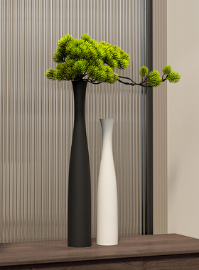 贝汉美意式极简入户玄关装饰摆件电视柜花瓶家居装饰品艺术高级感