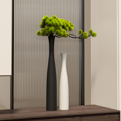 贝汉美意式极简入户玄关装饰摆饰电视柜花瓶家居装饰品艺术高级感