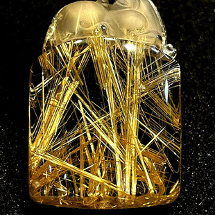 魅晶天然水晶晶体通透钛晶貔貅平安无事吊坠