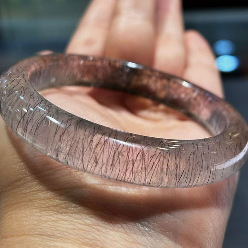 魅晶天然水晶晶体通透紫发晶超七三轮骨干水晶手镯,饰品/流行首饰/时尚饰品新,手饰/手串,淘宝优惠券,粉丝福利购,淘宝优惠卷