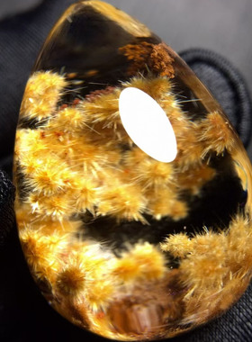 魅晶天然水晶晶体通透巴西太阳花海胆花吊坠