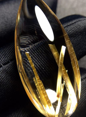 魅晶水晶晶体通透吊坠