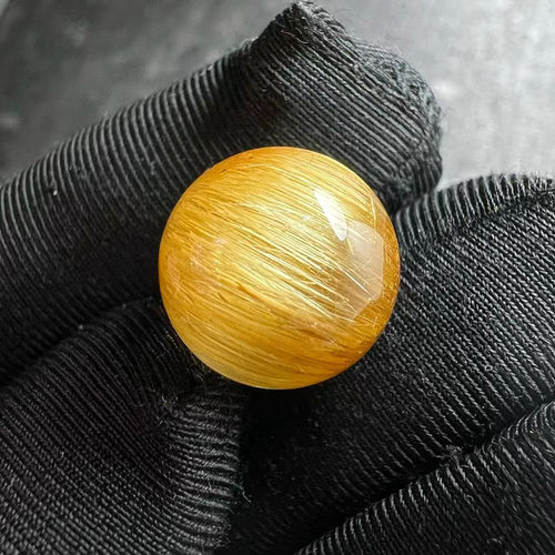 魅晶天然水晶钛晶发晶顺发单珠