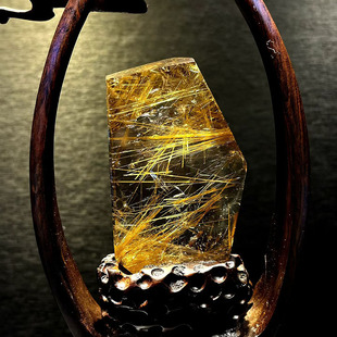 魅晶天然水晶晶体通透钛晶原石摆件