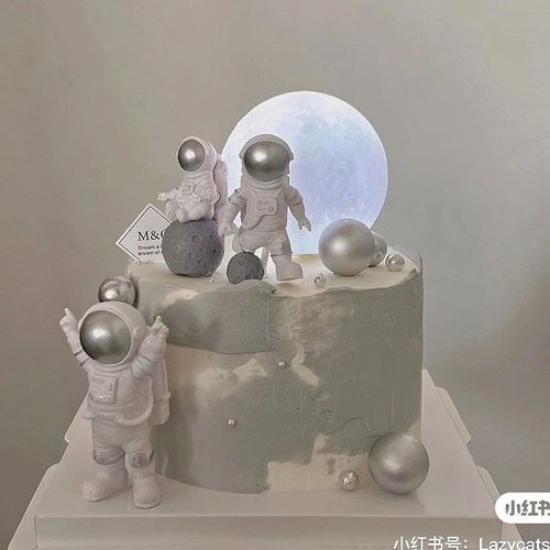太空宇航员儿童生日蛋糕