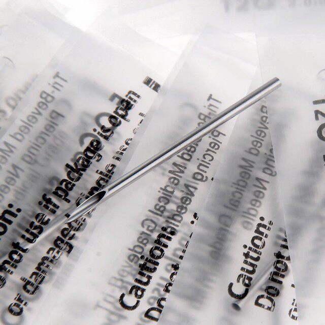 탯줄고리 10개 팔자손톱천자바늘도구 일회용 소독백 위생천공바늘 인체인성품