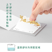 日本midori便利贴可粘贴学生可爱创意纸雕N次贴高颜值记事便签纸