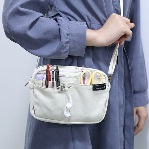 国誉一米新纯简约烧饼收纳包笔袋