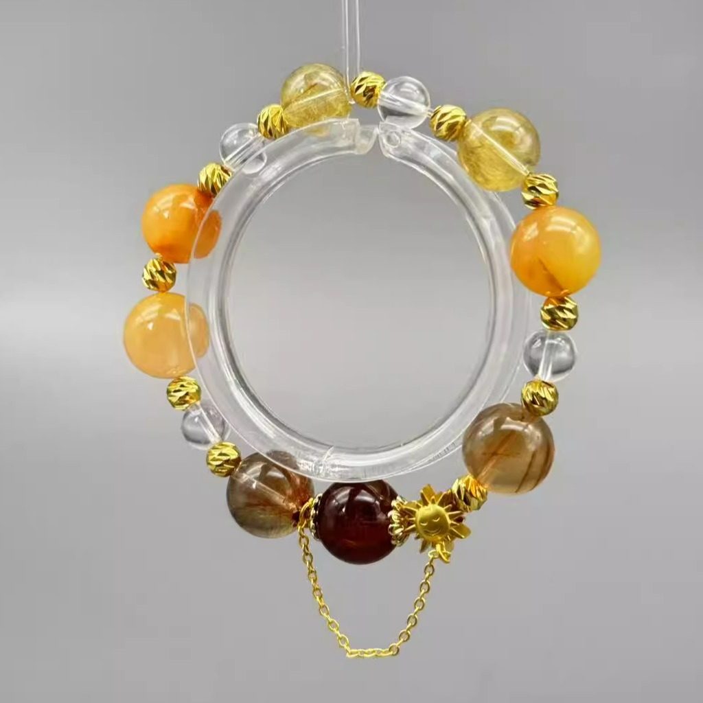 [一物一拍]多宝天然红兔毛黄兔毛金发晶渐变手串精致显白时尚百搭,饰品/流行首饰/时尚饰品新,手饰/手串,淘宝优惠券,粉丝福利购,淘宝优惠卷