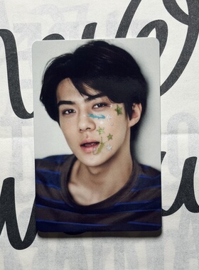 EXO 16台历勋 油彩勋 贴纸勋 吴世勋exo2016台历固配卡 官方正版