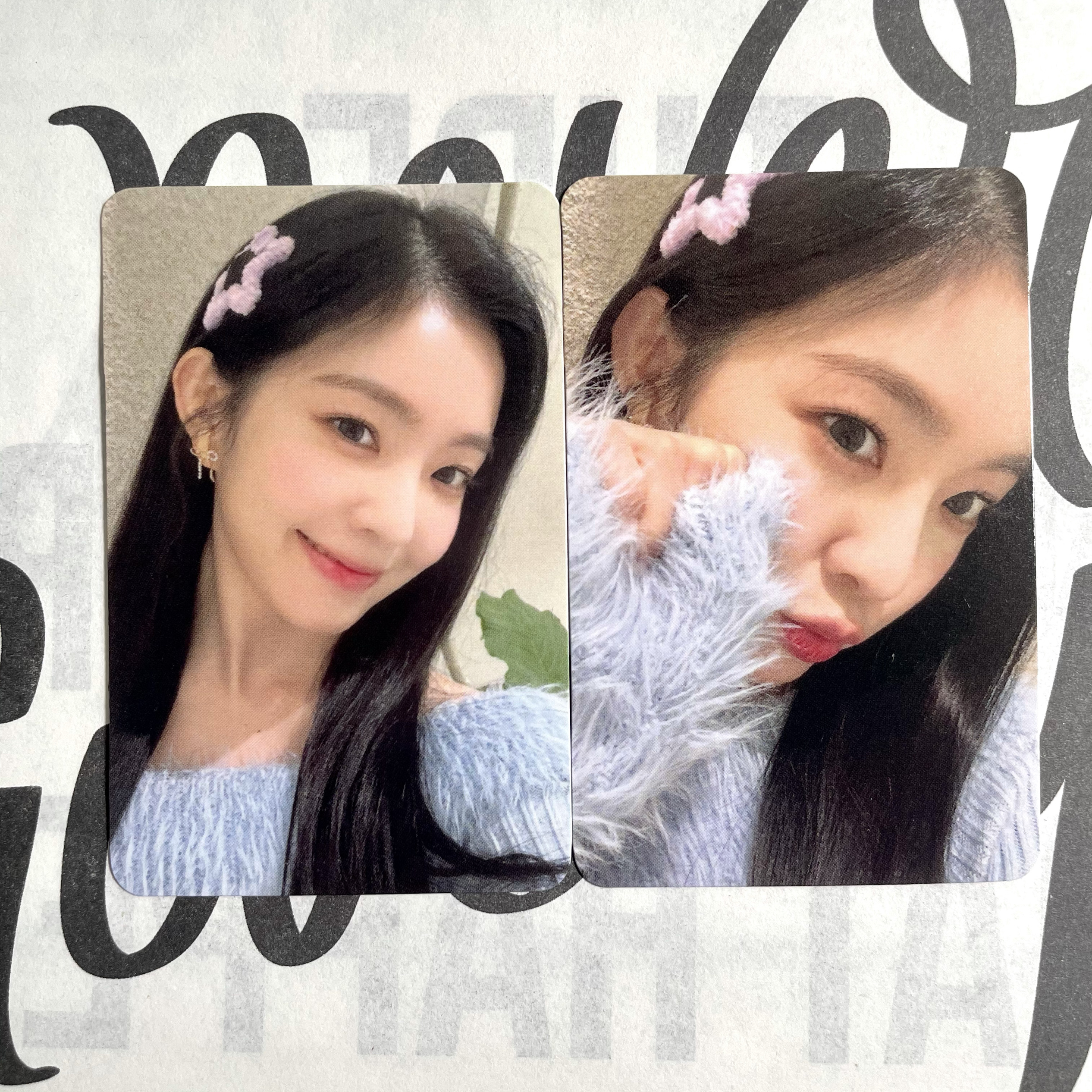 裴珠泫小卡正品官卡 solo专辑卡片 sr2.0签售特典卡中文卡背包邮