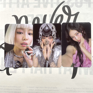 jennie金珍妮小卡solo2新专辑WM特典卡粉丝应援周边卡片新款包邮