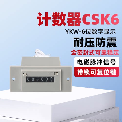 电磁计数器CSK6YKWAC复位DC带锁
