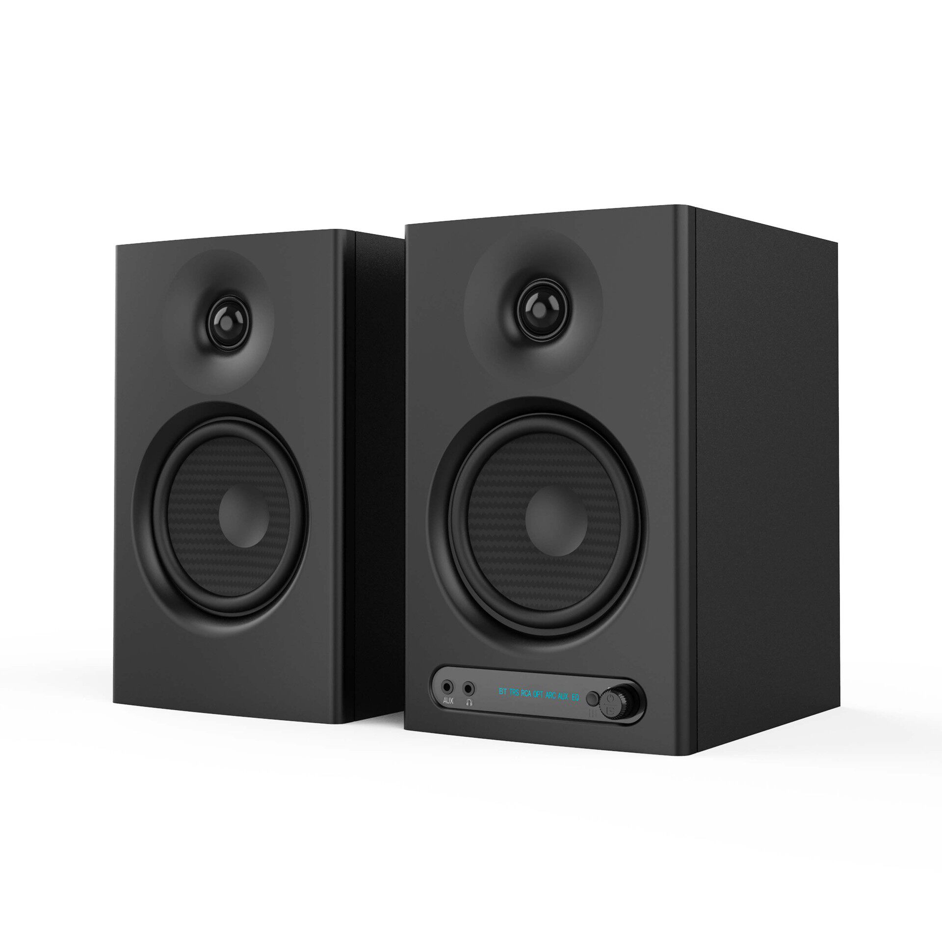 60W大功率蓝牙音响2.0有源木质电脑桌面书架音箱高保真