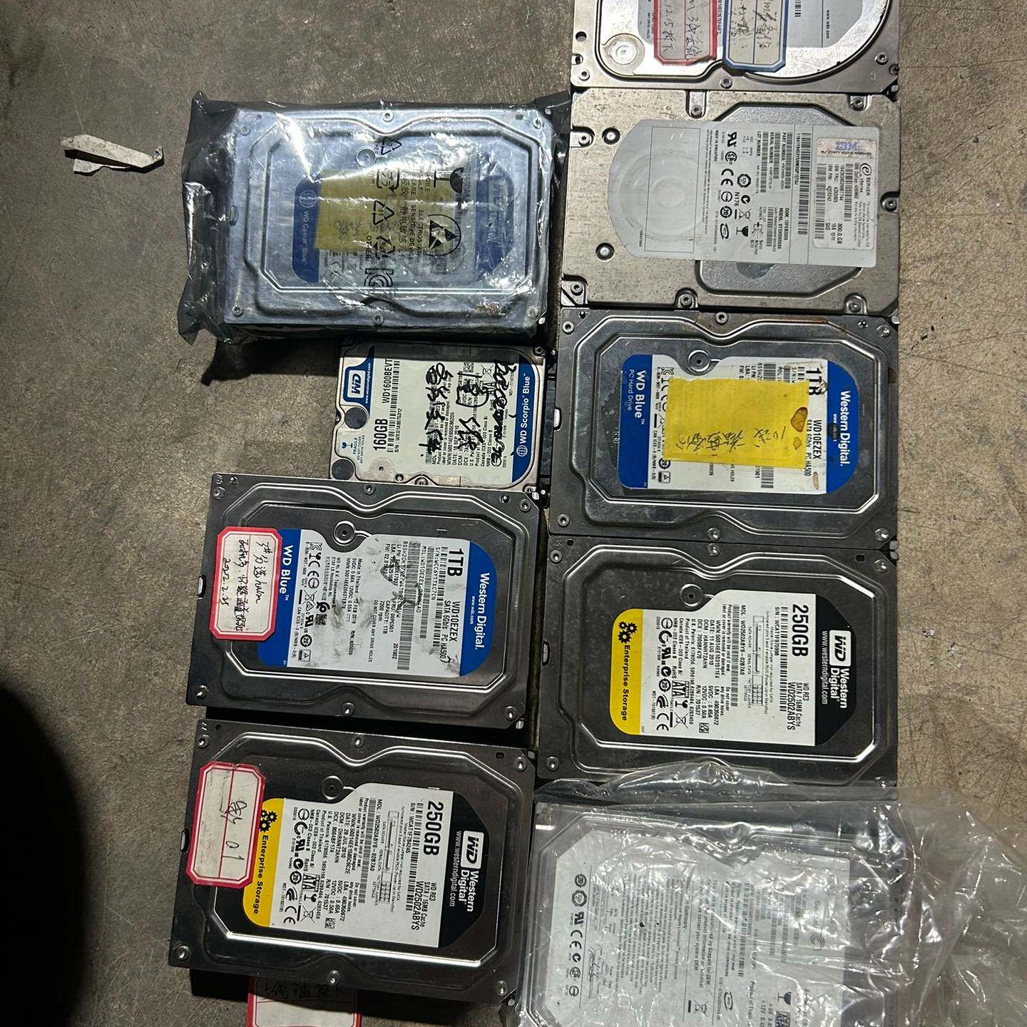 议价西数希捷1T 2TB 250G 500G 拆机 全新都有 坏
