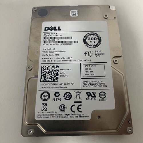 议价DELL 0H8DVC ST9300653SS 300G 1