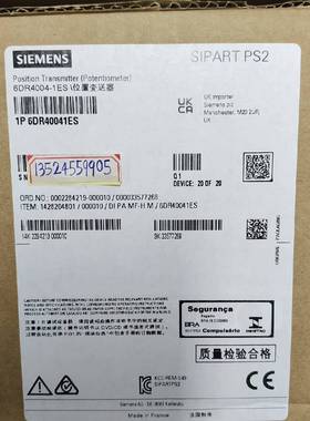 议价智能阀门定位器 6DR4004-1ES