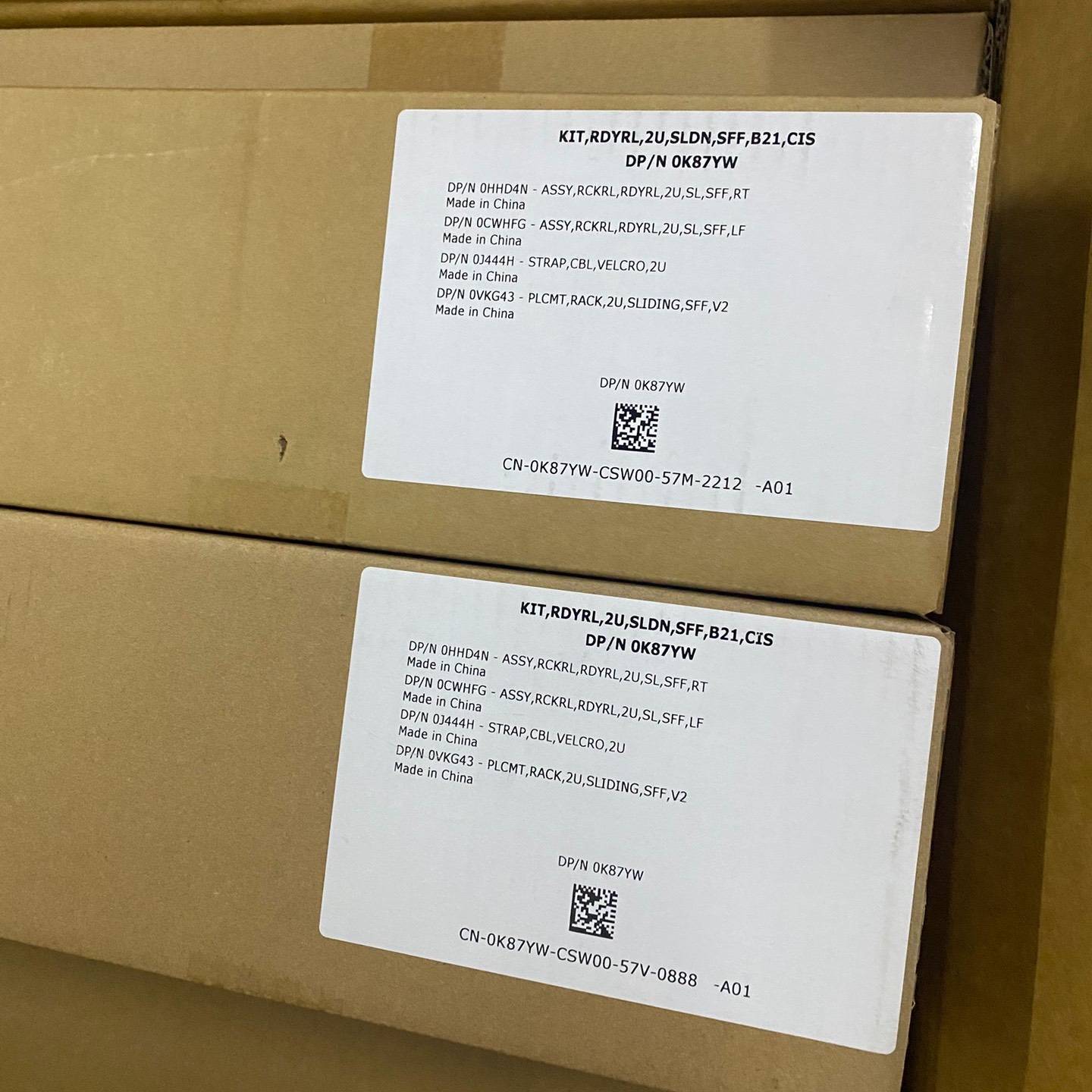 议价戴尔 DELL服务器动态导轨0K87YW， b21 r550