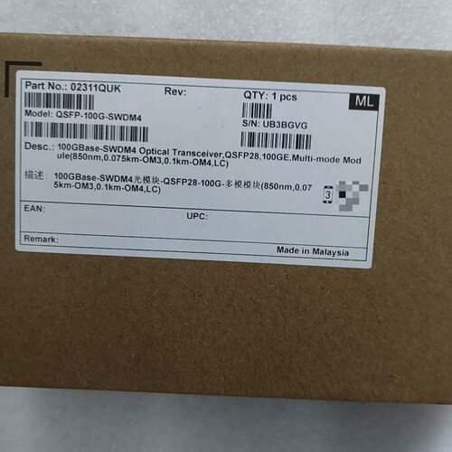议价华为光模块02311QUK  QSFP-100G-SWDM4