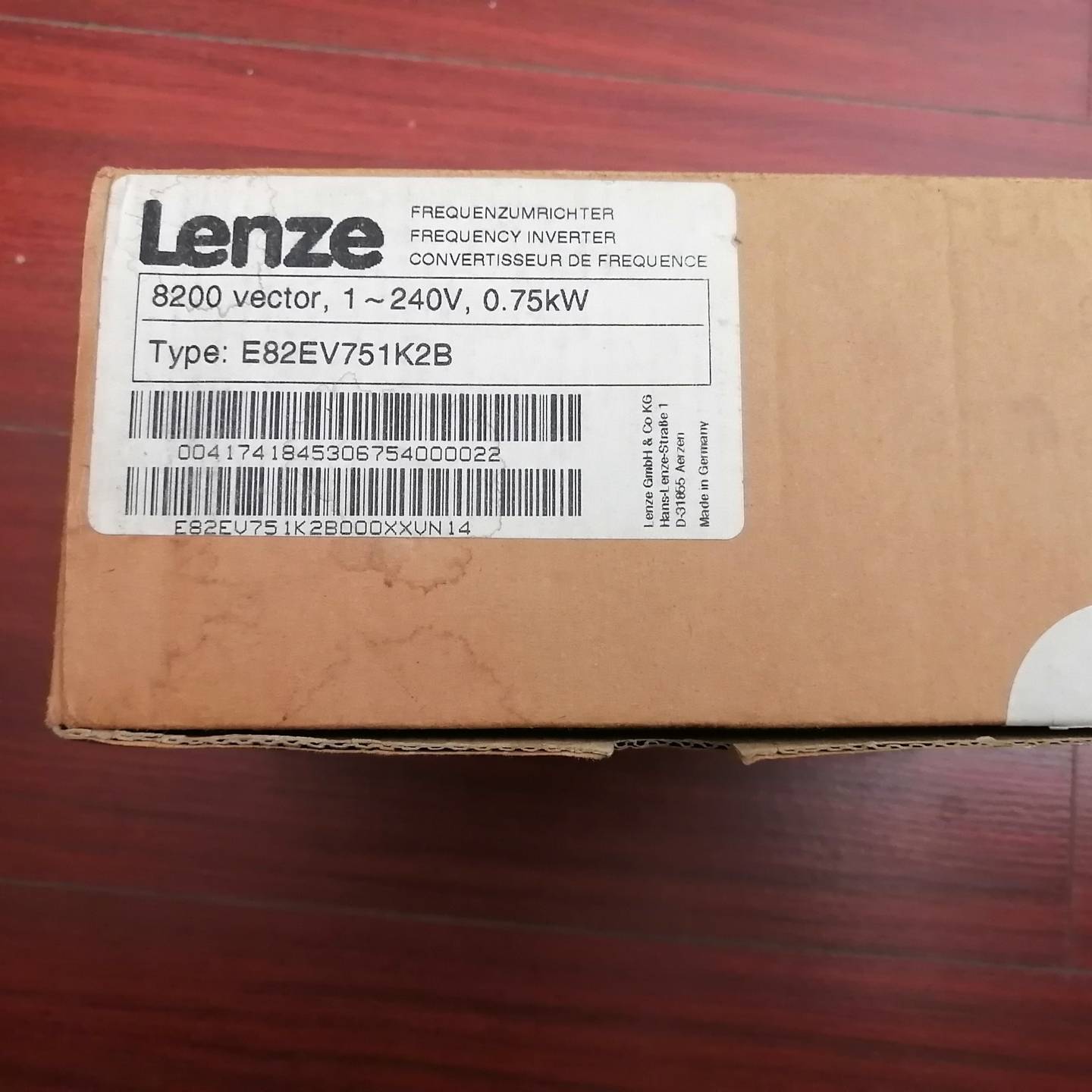 议价伦茨变频器E82EV751K2B 0.75KW E82EV7