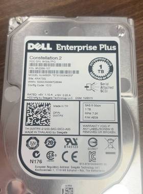 议价0VXTPX戴尔1T .SAS 2.5 存储