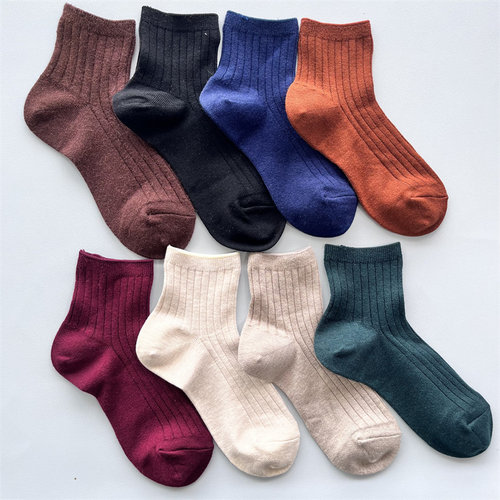 其他女袜中筒袜羊毛袜休闲袜子女