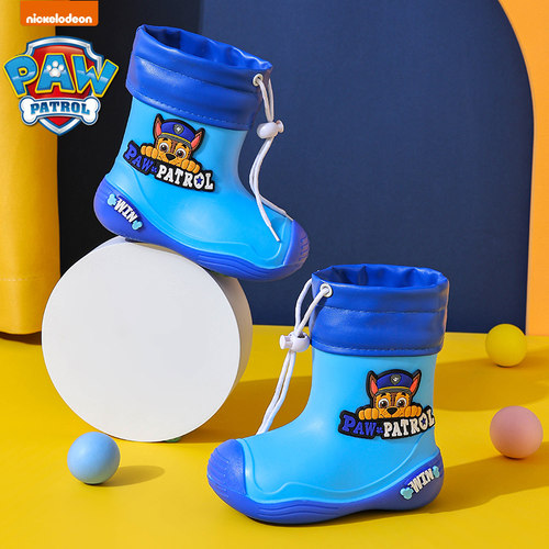 儿童汪汪队雨鞋防滑四季通用短筒