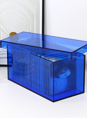 亚克力CD收纳盒PS5光盘switch游戏卡带碟片专辑收纳收藏防尘盒子