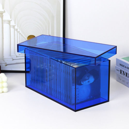 亚克力CD收纳盒PS5光盘switch游戏卡带碟片专辑收纳收藏防尘盒子