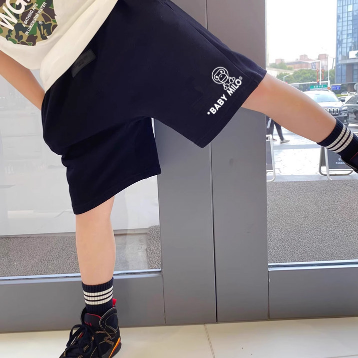 日系潮牌bape kids卡通裤子