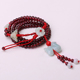 2024正品 石榴石红腰链玉石生肖属蛇本命年手工编制红绳红腰带女猴