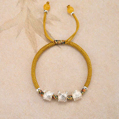 足银生肖手链本命年1号店民族风