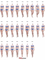 现货 TBLeague 1比6 S46AB/S47AB 钢骨无缝 匀称小胸素体