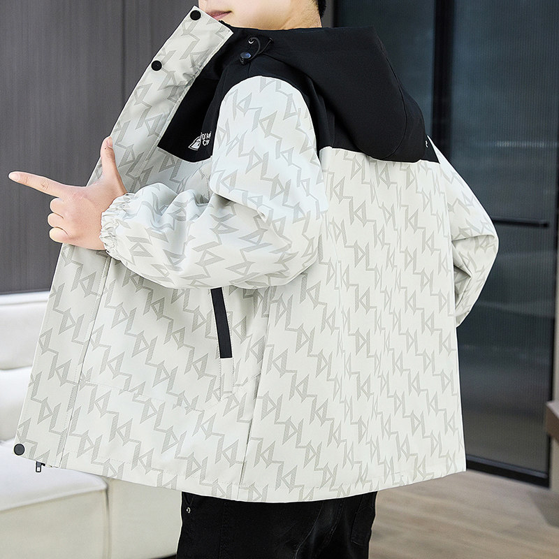 加肥加大冬季防寒棉衣青少年学生大码加厚棉服宽松保暖加绒外套男