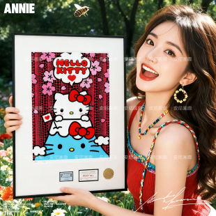 2026富士山草间弥生HelloKitty家居用品安尼画廊HelloKitty挂画