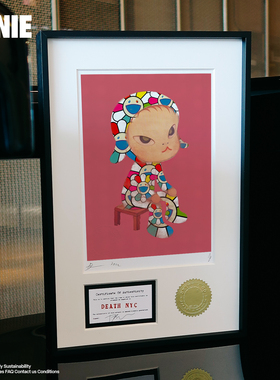 2024款奈良美智NARA潮流版画村上隆太阳花限定版画