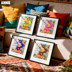 2025新款玄关装饰画轻奢高级感《吉祥物系列》安尼画廊小装饰画